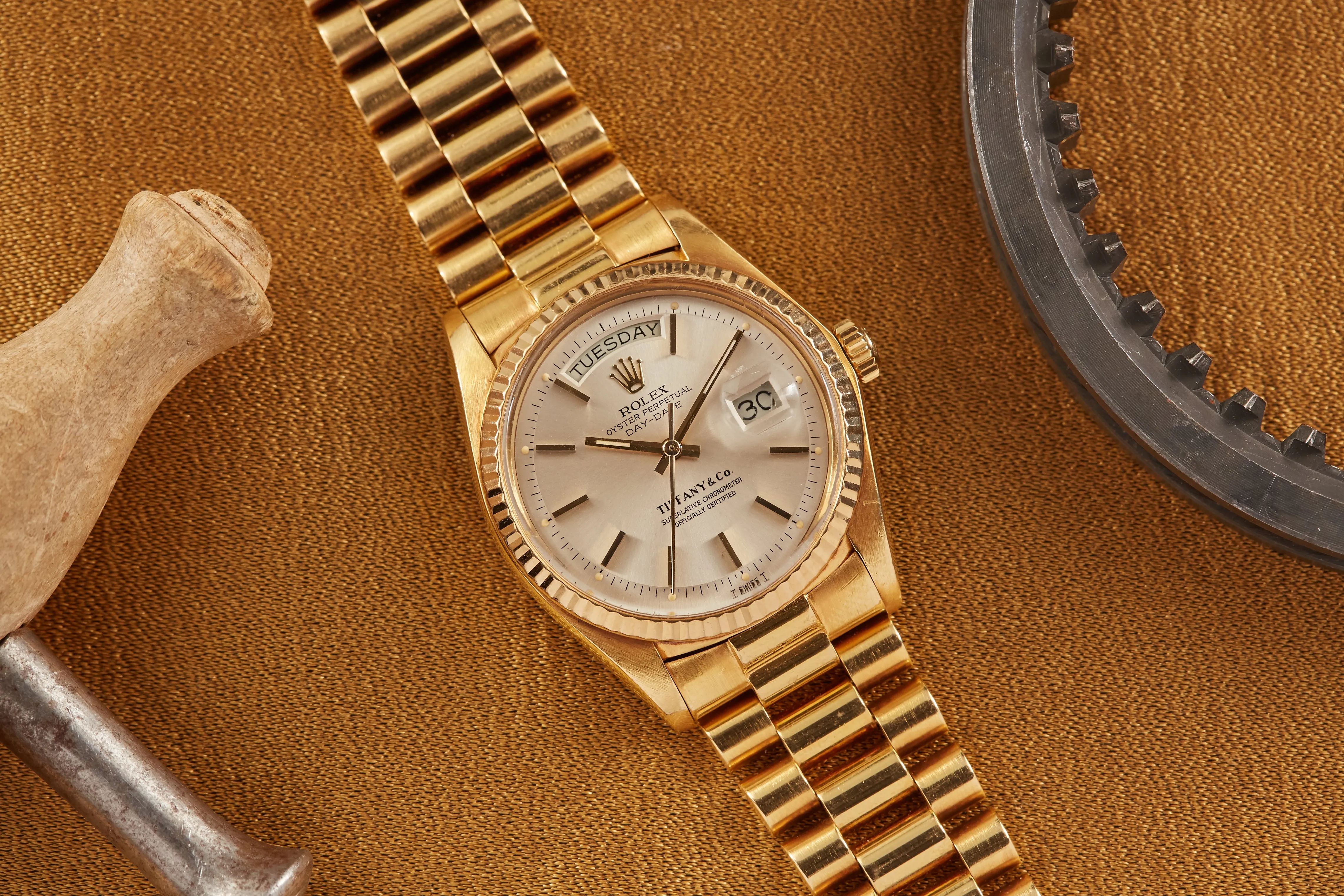 Rolex Day Date Retailed by Tiffany & Co.