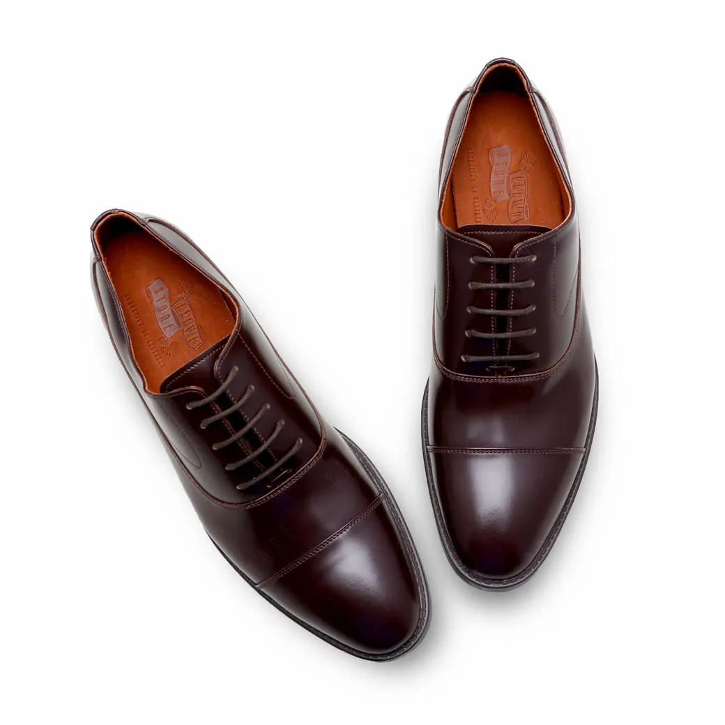 RULER CAP TOE MATTE BROWN