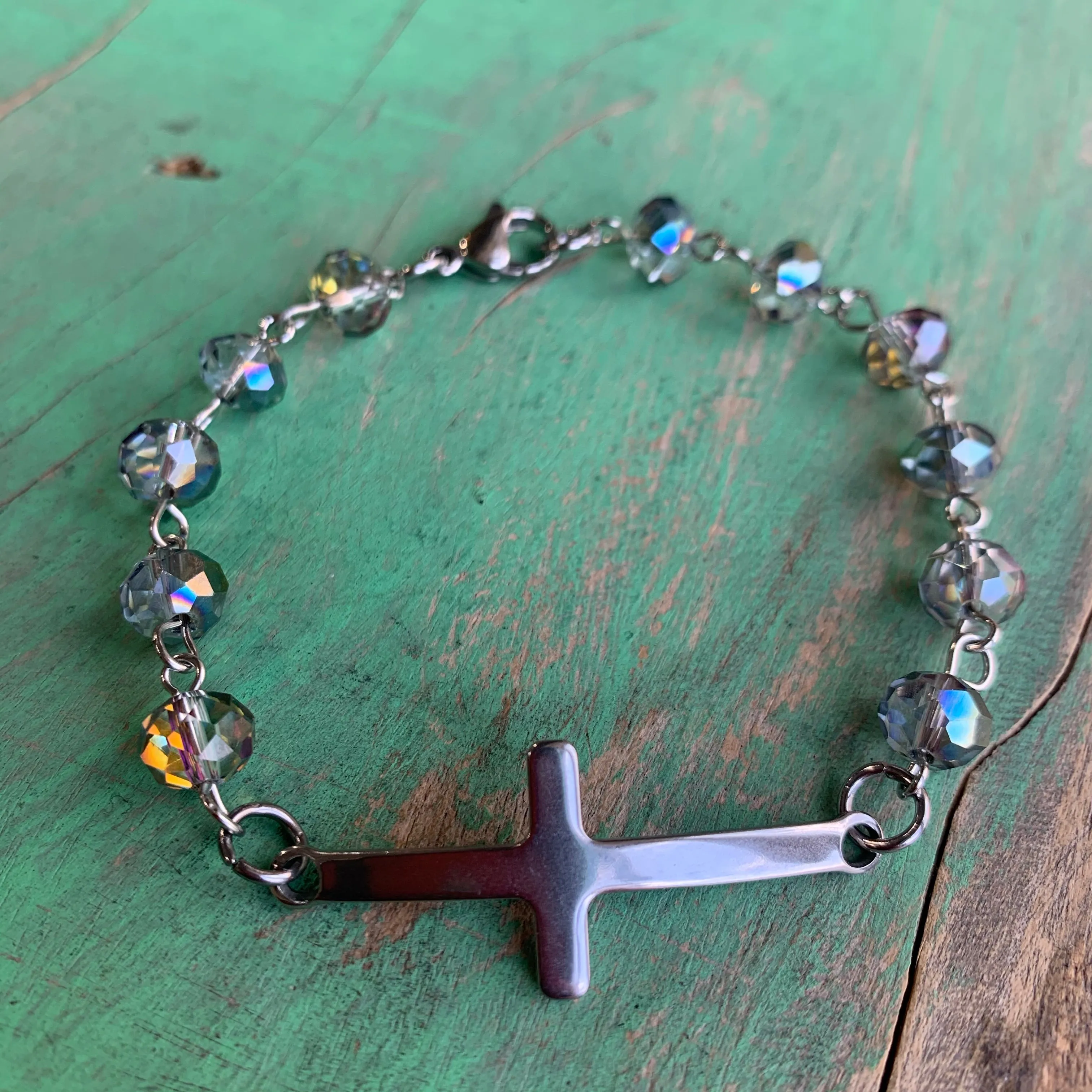 Sideways Cross Bracelets