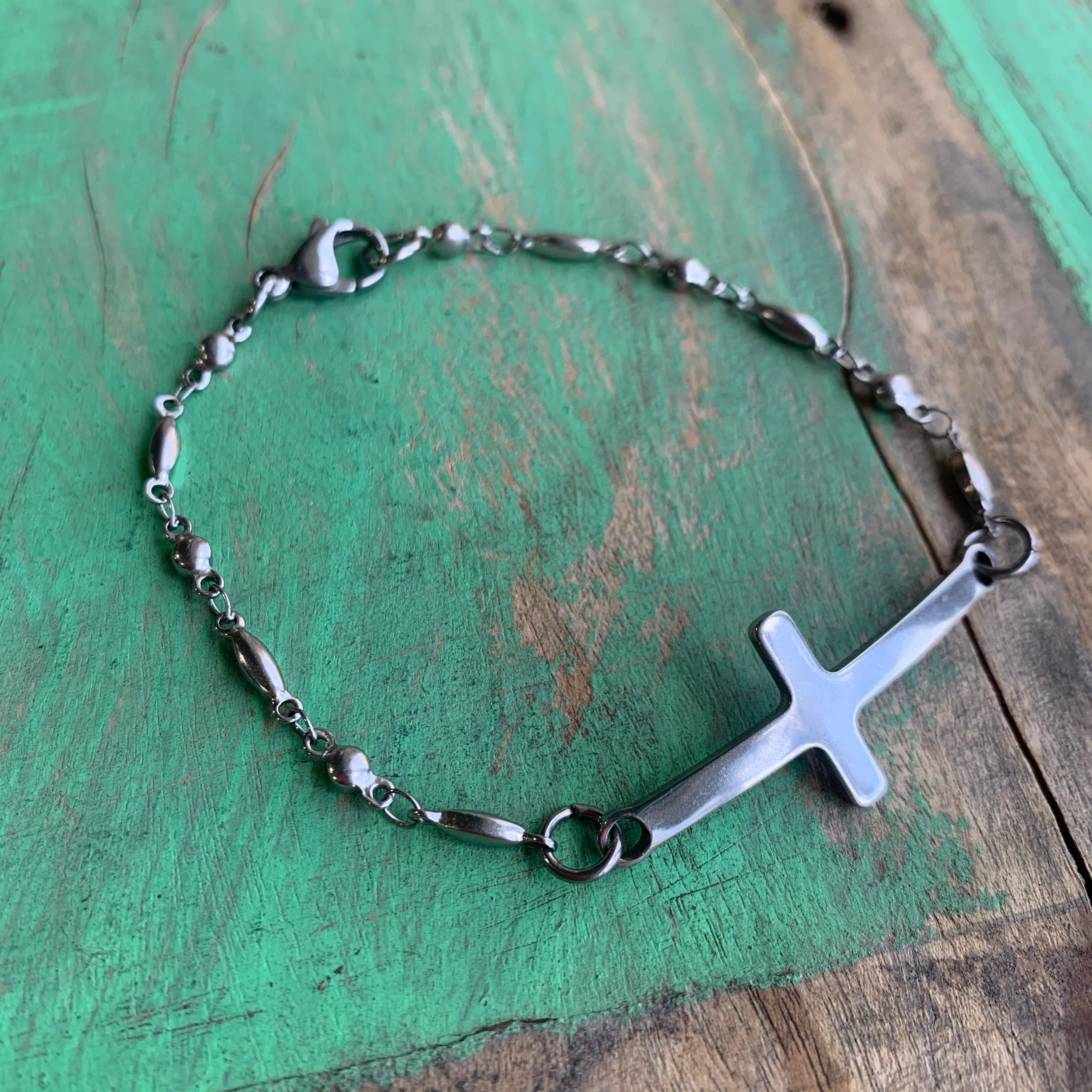 Sideways Cross Bracelets