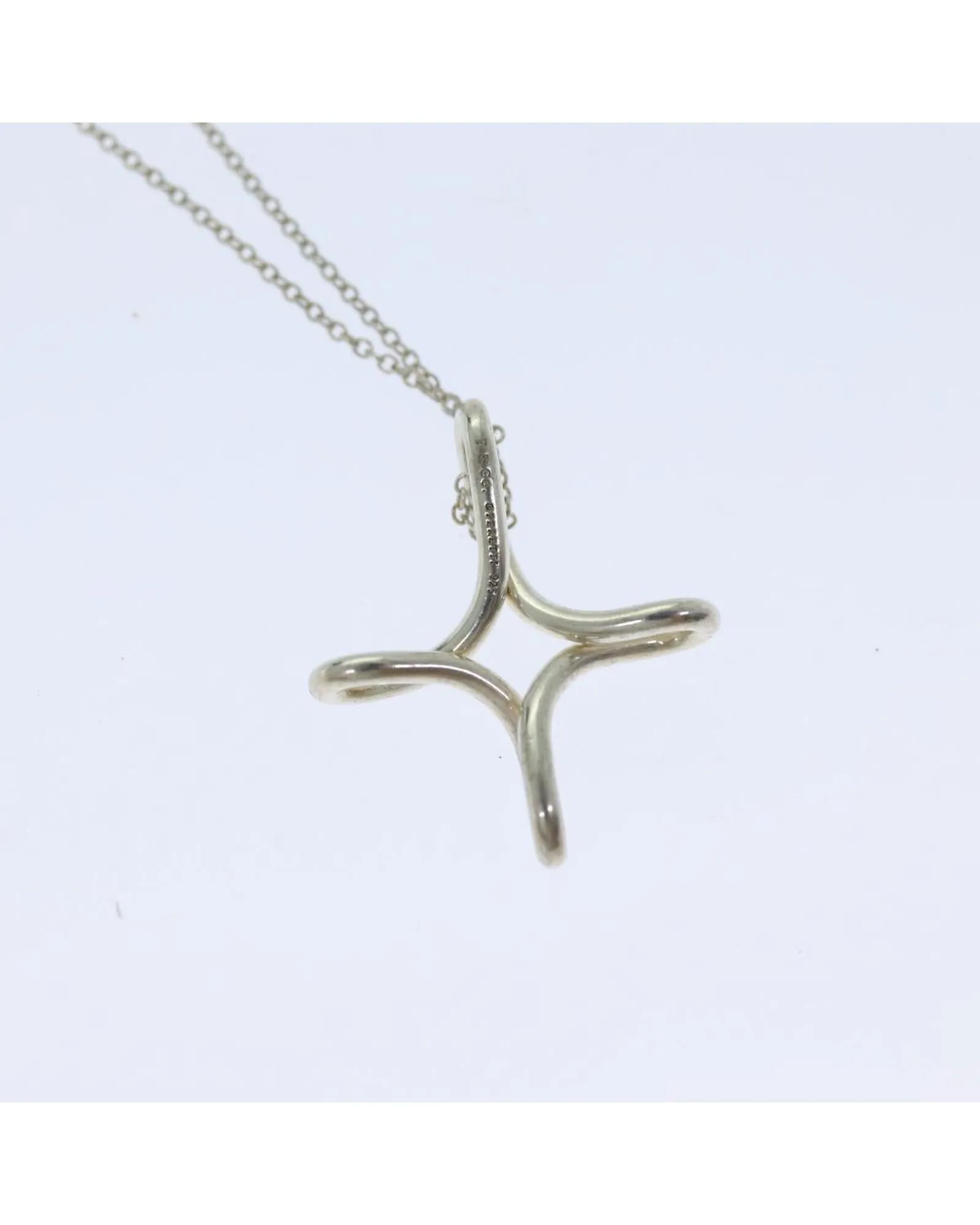 Silver Ag925 Necklace with Surface Frubbing