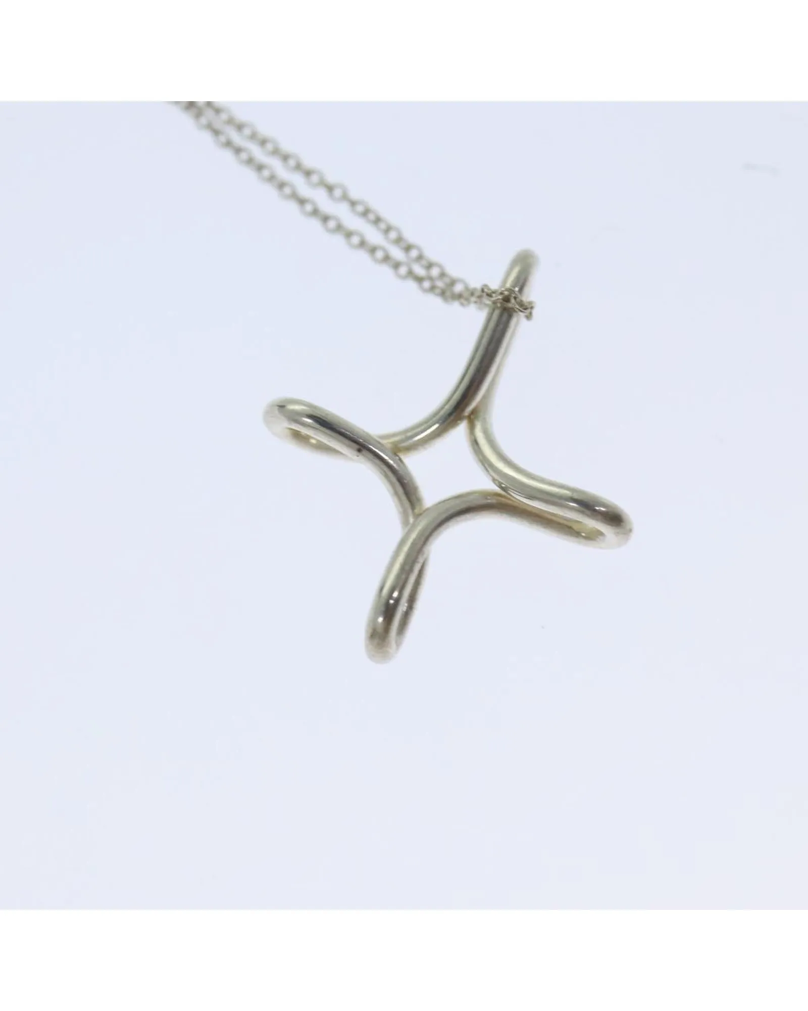 Silver Ag925 Necklace with Surface Frubbing