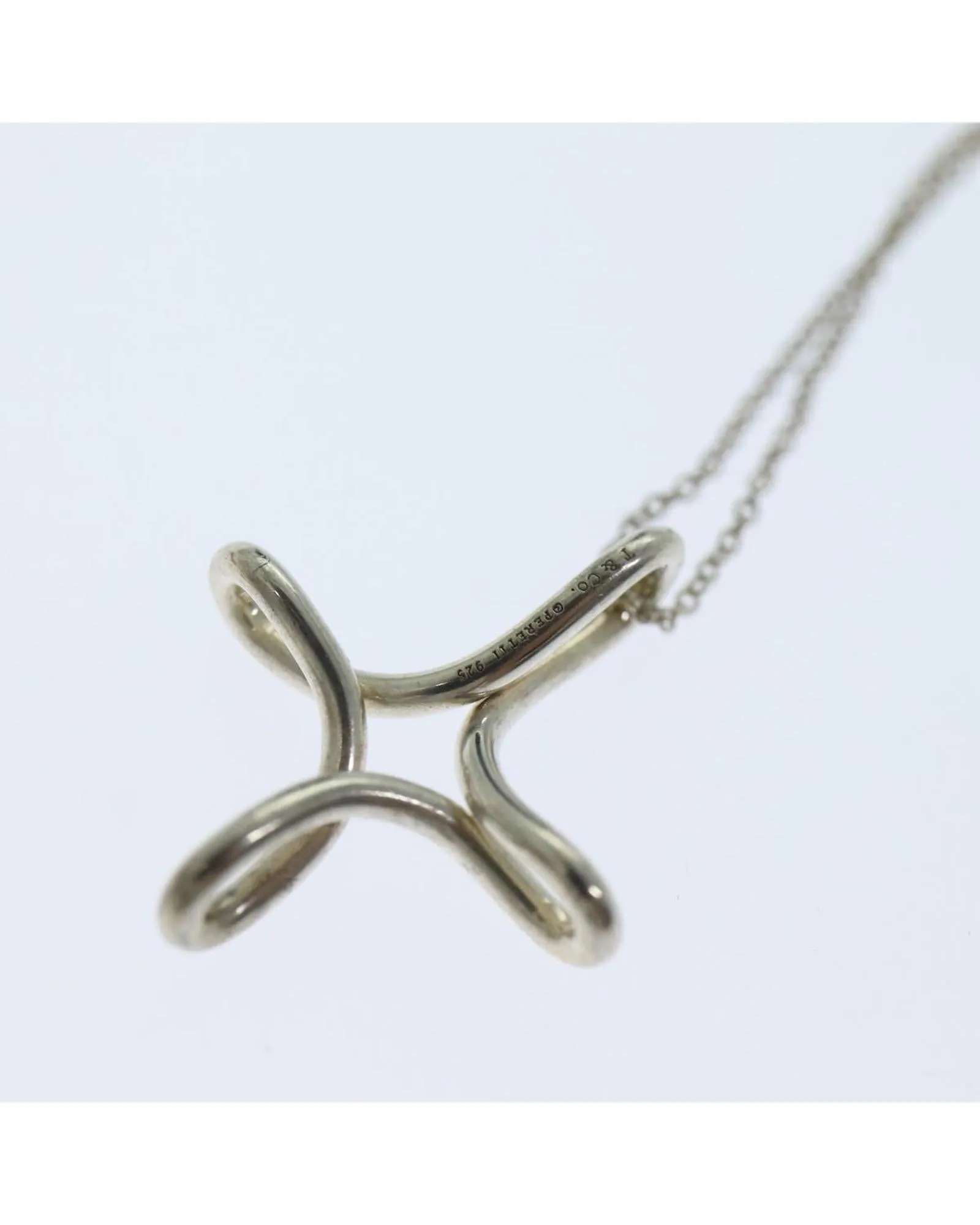 Silver Ag925 Necklace with Surface Frubbing