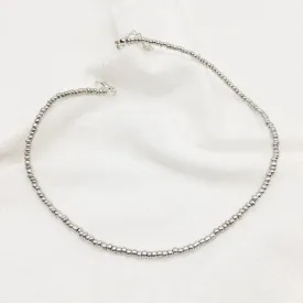 Silver Color beads Choker Female Necklace Bohemia Drop shipping Delicate Short Clavicle Necklace Women Jewelry For Women Girls