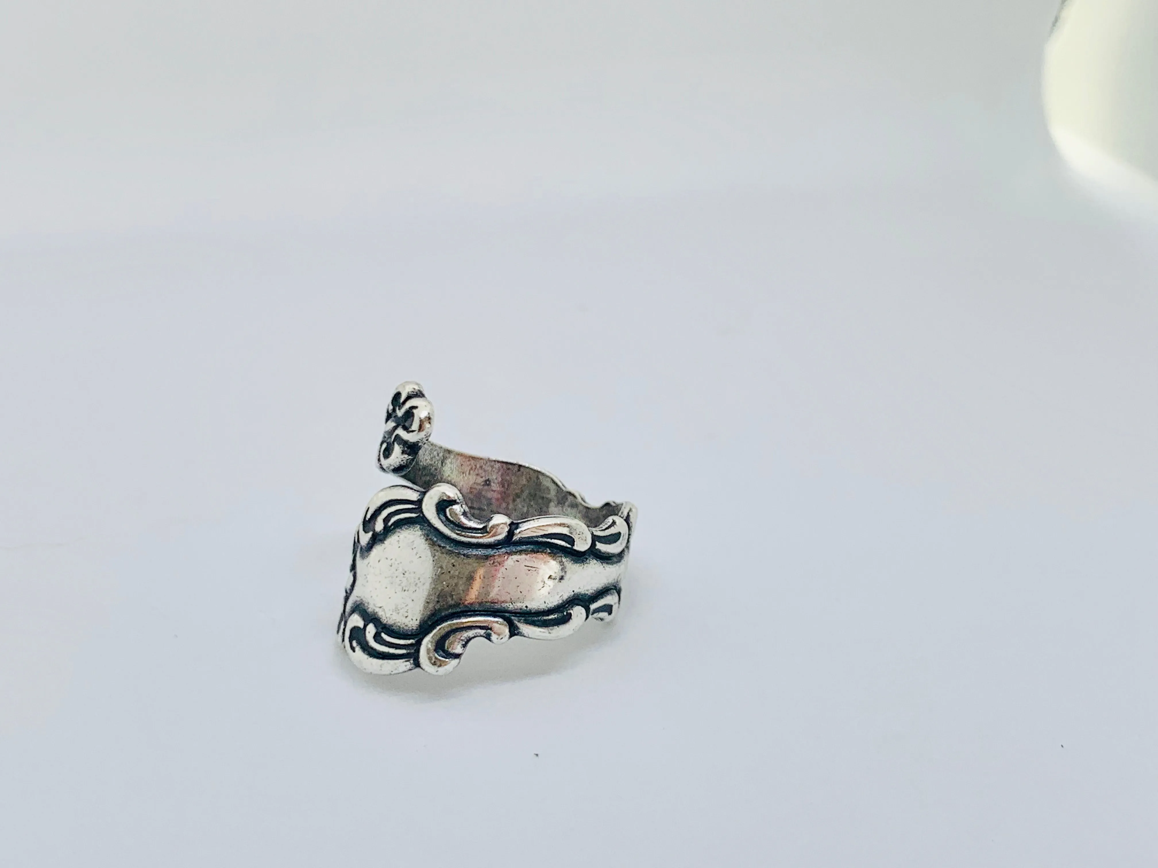 Spoon Ring. Sterling silver ring, silver jewelry, bohemian fashion accessories.