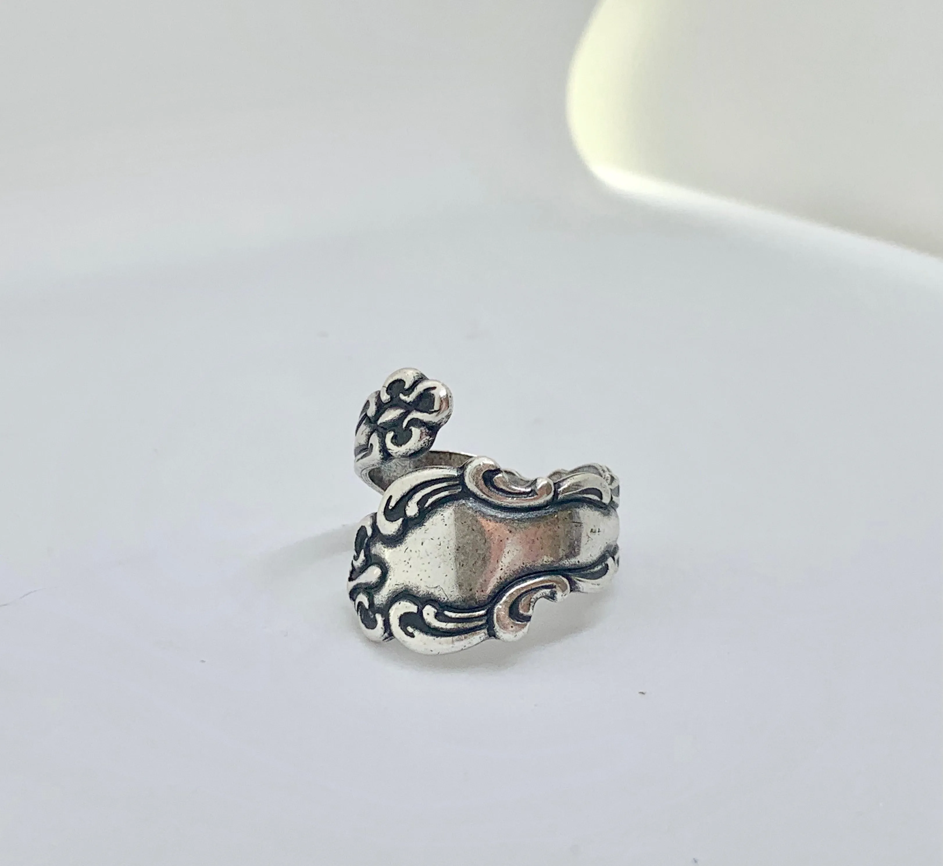 Spoon Ring. Sterling silver ring, silver jewelry, bohemian fashion accessories.