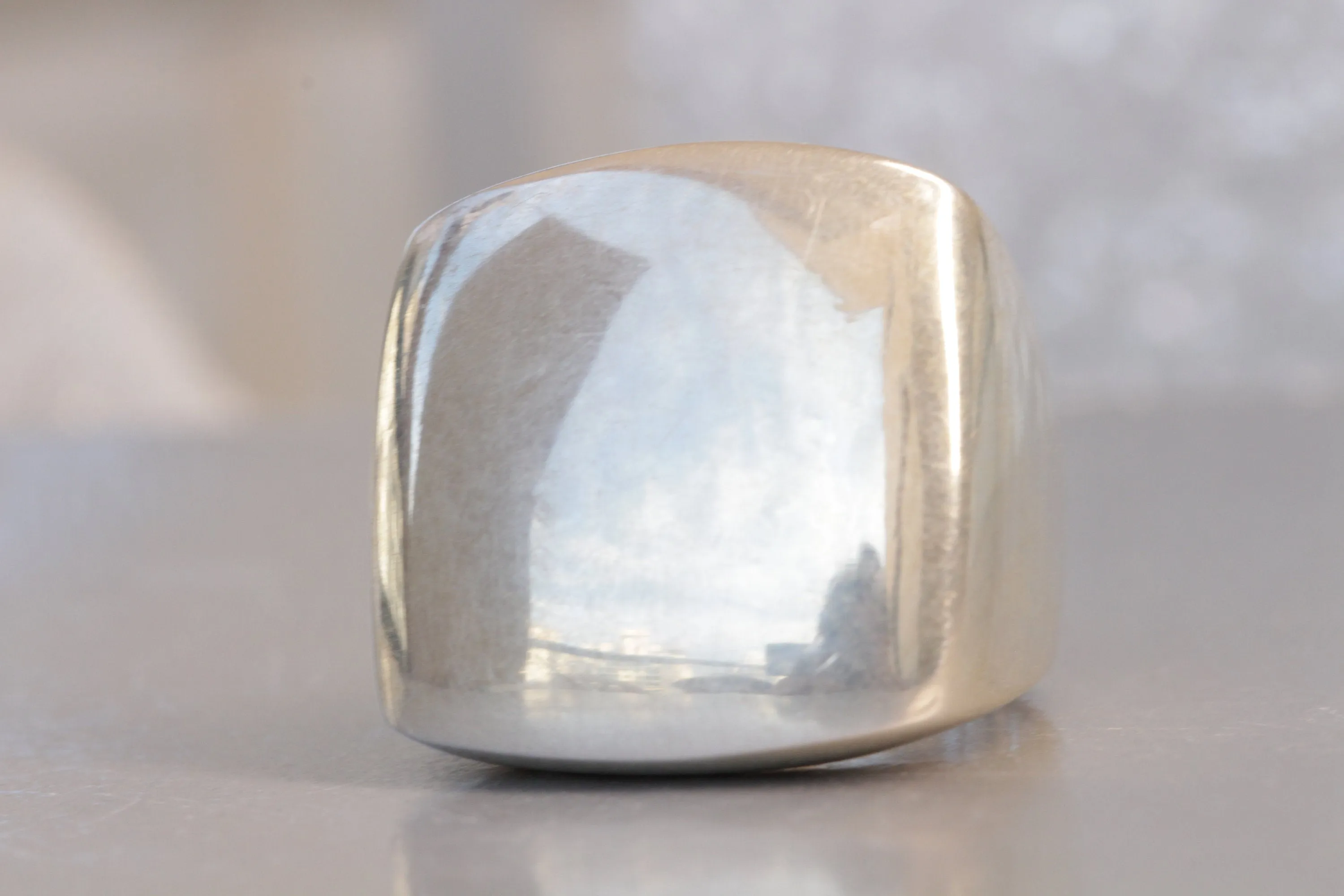 STATEMENT SILVER RING