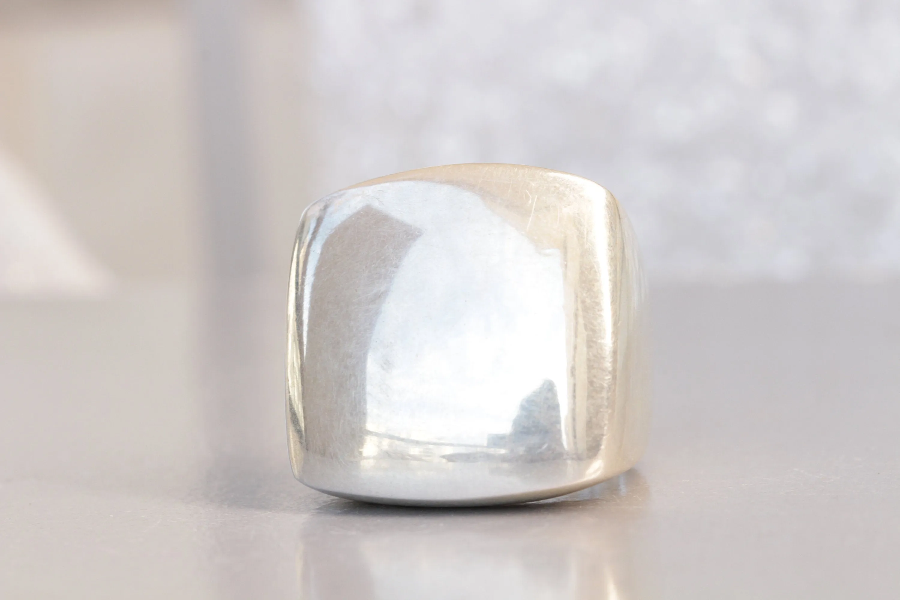 STATEMENT SILVER RING