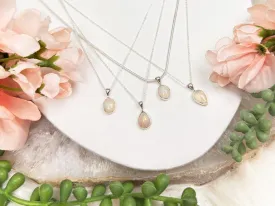 Sterling Silver Opal Necklaces