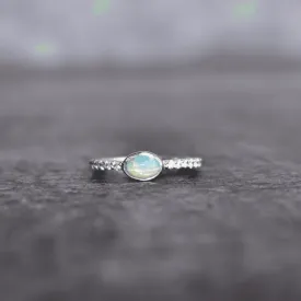 Tender Blossom - Opal Ring