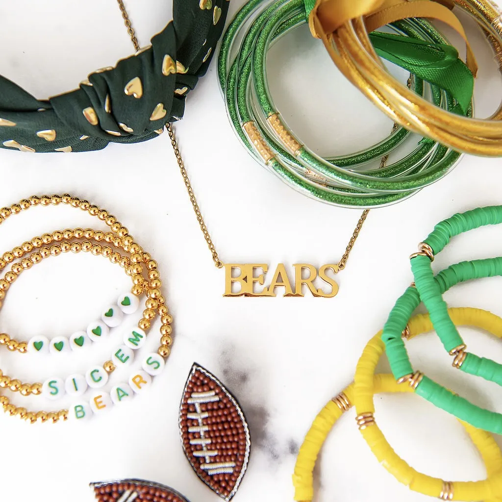 Texas Collegiate Nameplate Necklaces