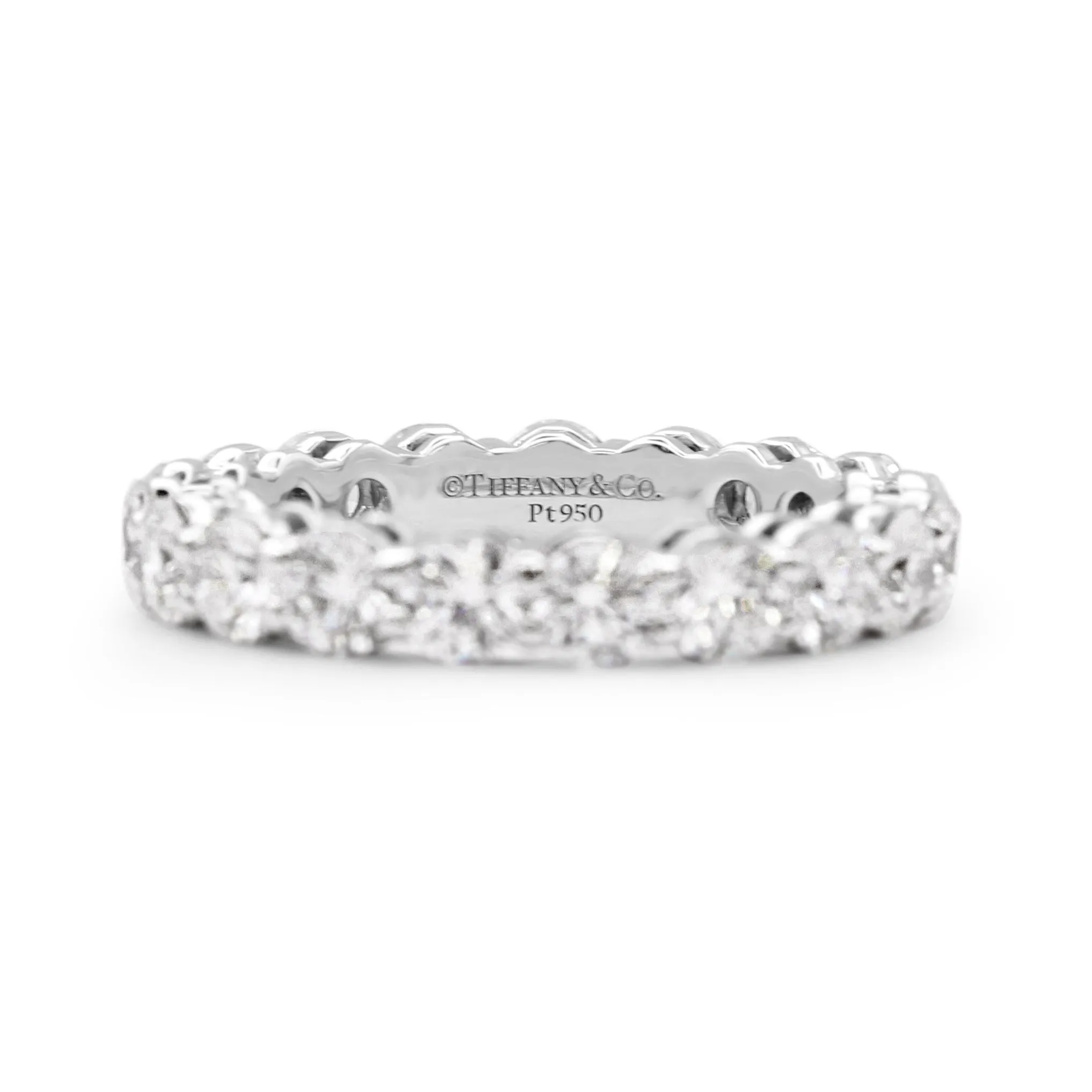 Tiffany & Co Embrace Diamond Band Ring - Platinum