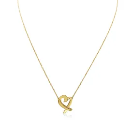 Tiffany & Co Paloma Picasso Loving Heart Necklace - 18ct Yellow Gold