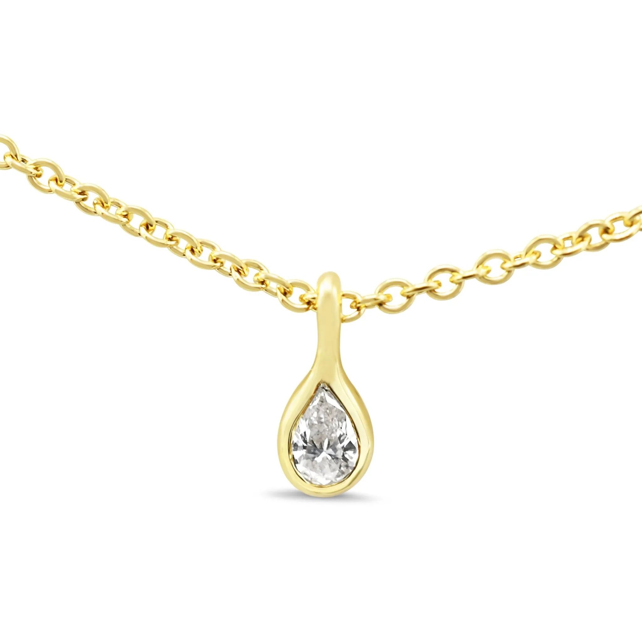 Tiffany Diamonds by the Yard Diamond Pendant Necklace - 18ct Yellow Gold