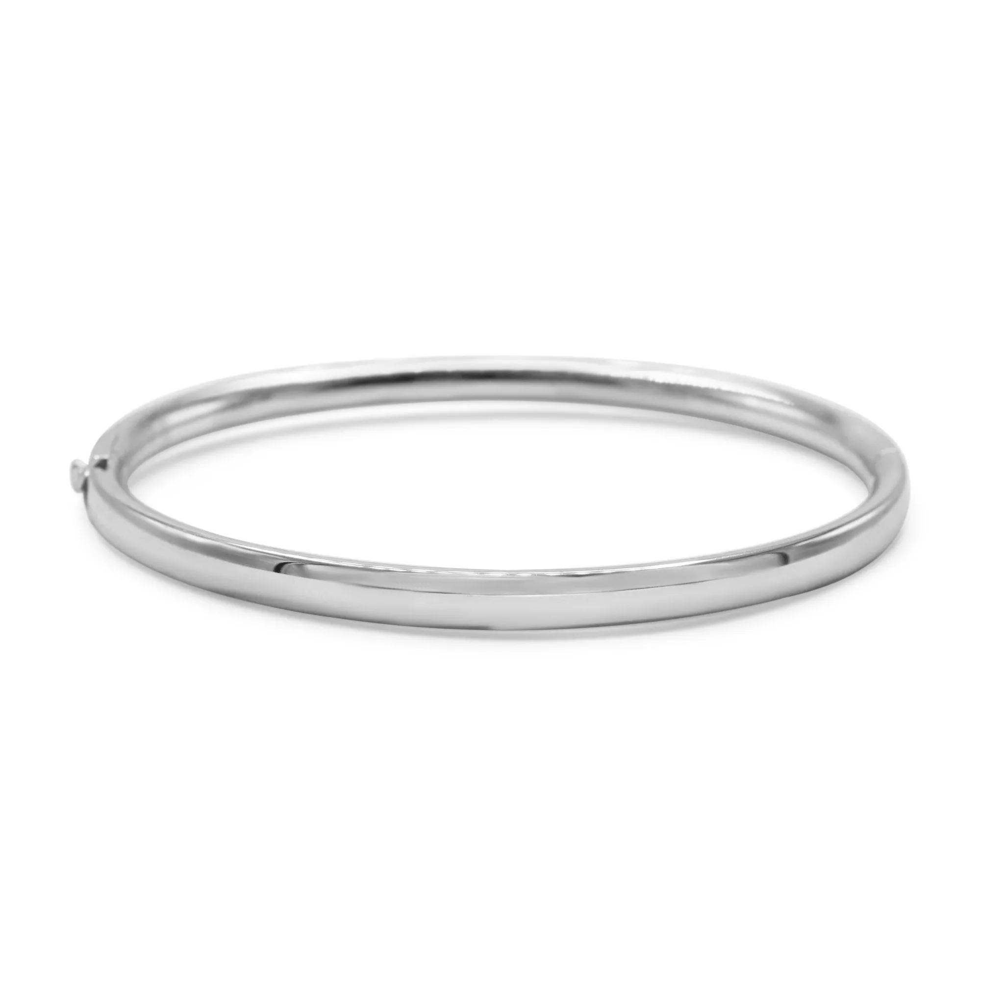 Tiffany Metro Three Row Hinged Diamond Bangle - 18ct White Gold