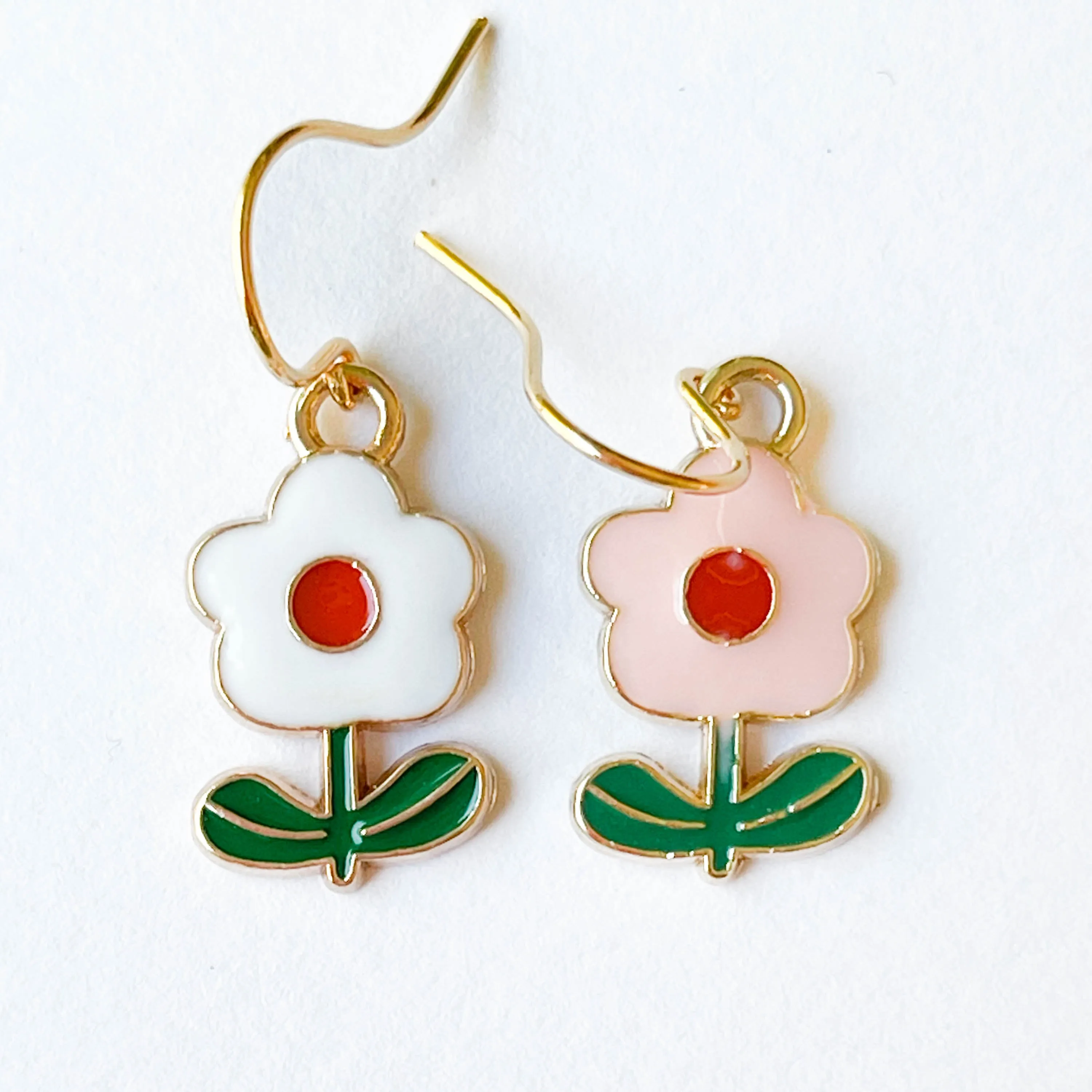 Tiny Cute Flower Earrings For Kids