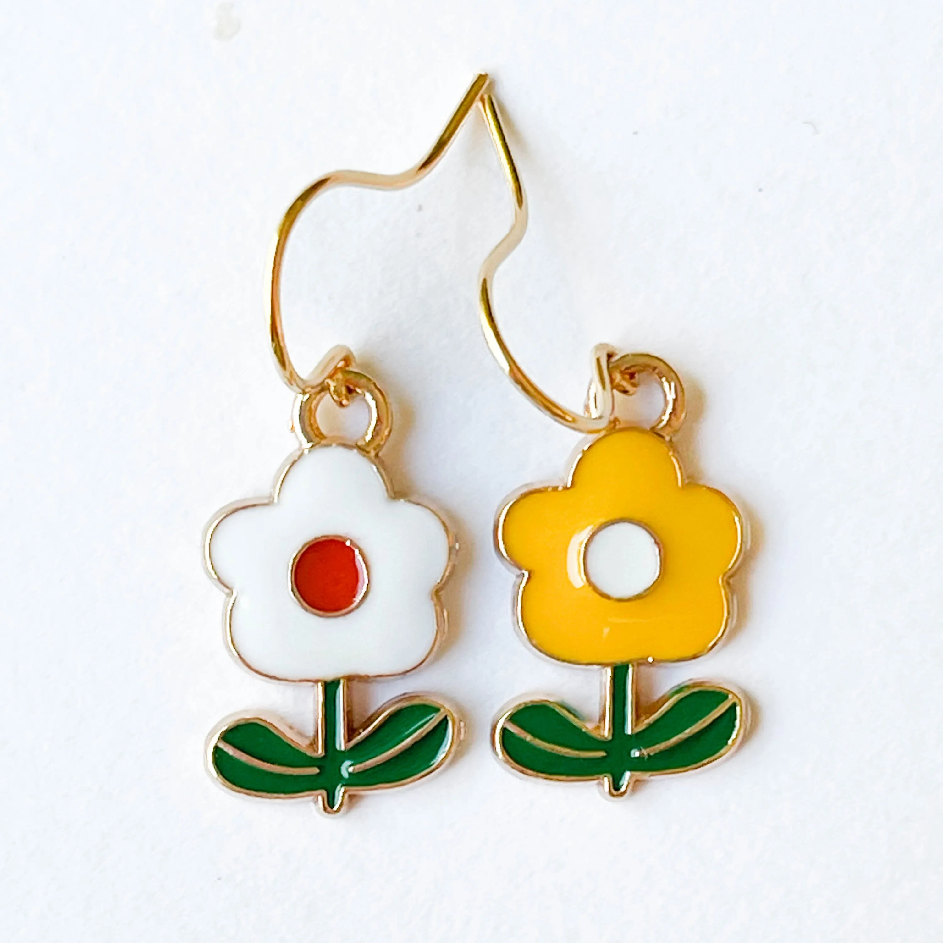 Tiny Cute Flower Earrings For Kids