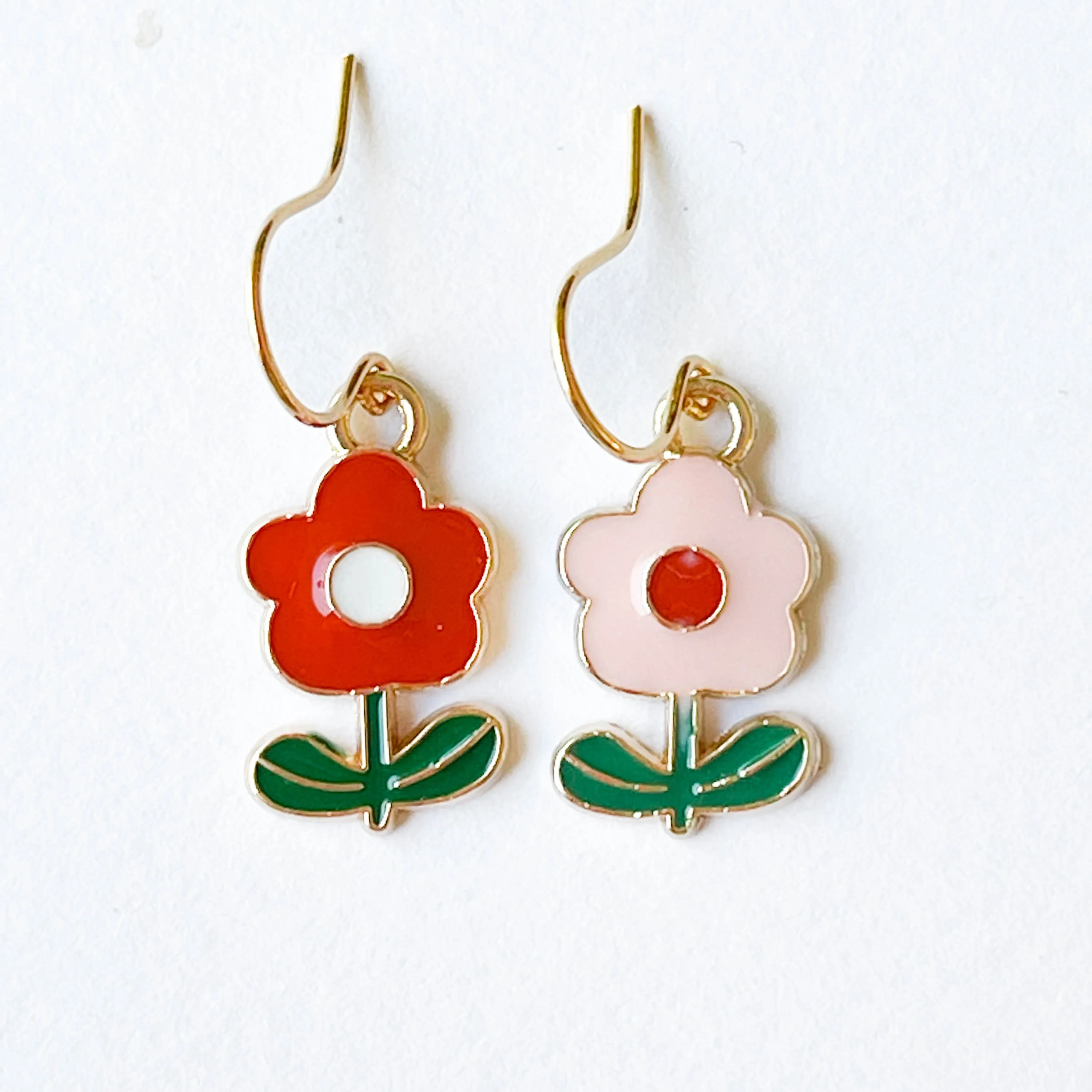 Tiny Cute Flower Earrings For Kids