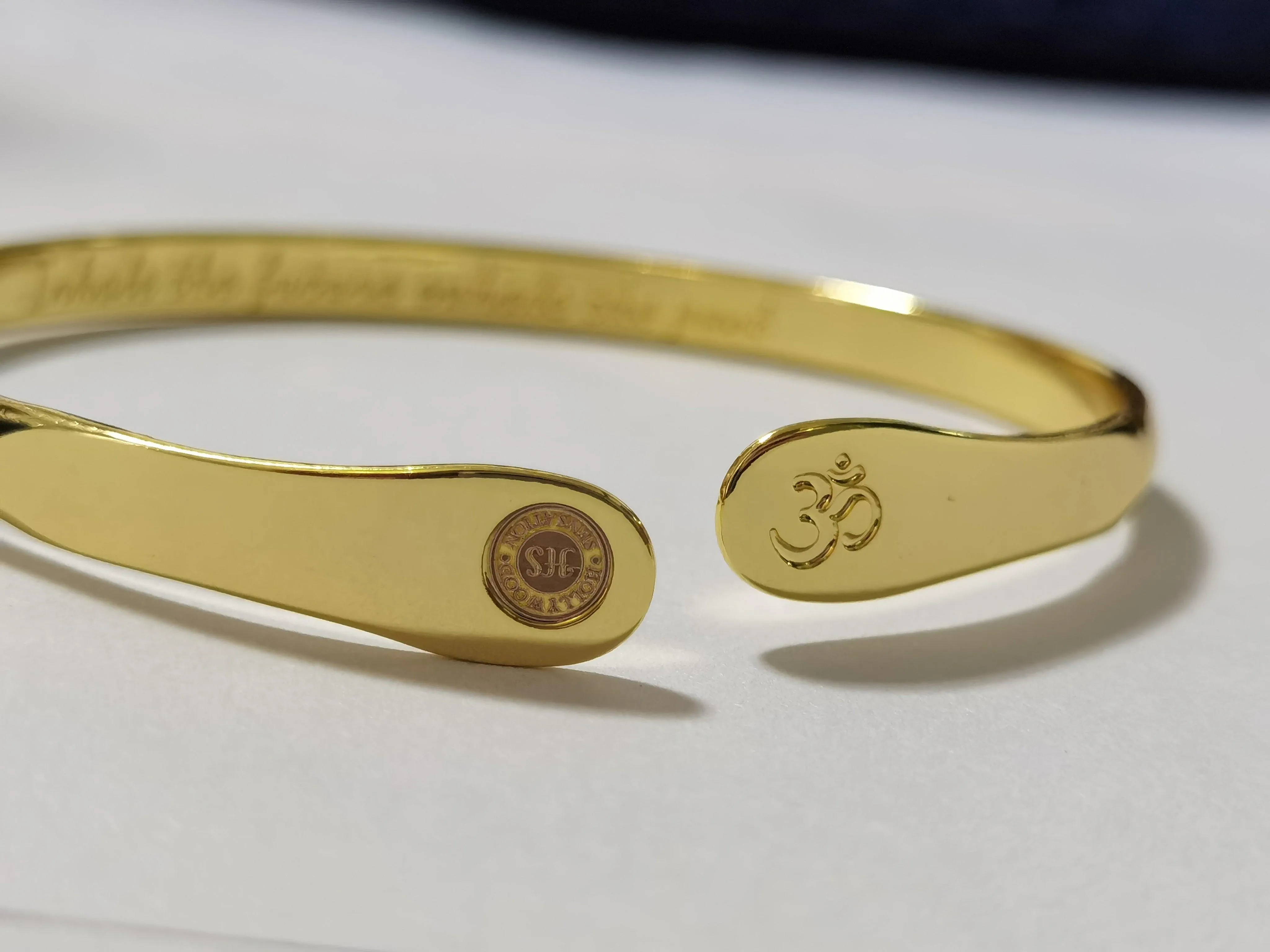 Yoga Bracelets, Om Bracelets, Engraved Bracelets Inhale the future exhale the past- The Om Symbol