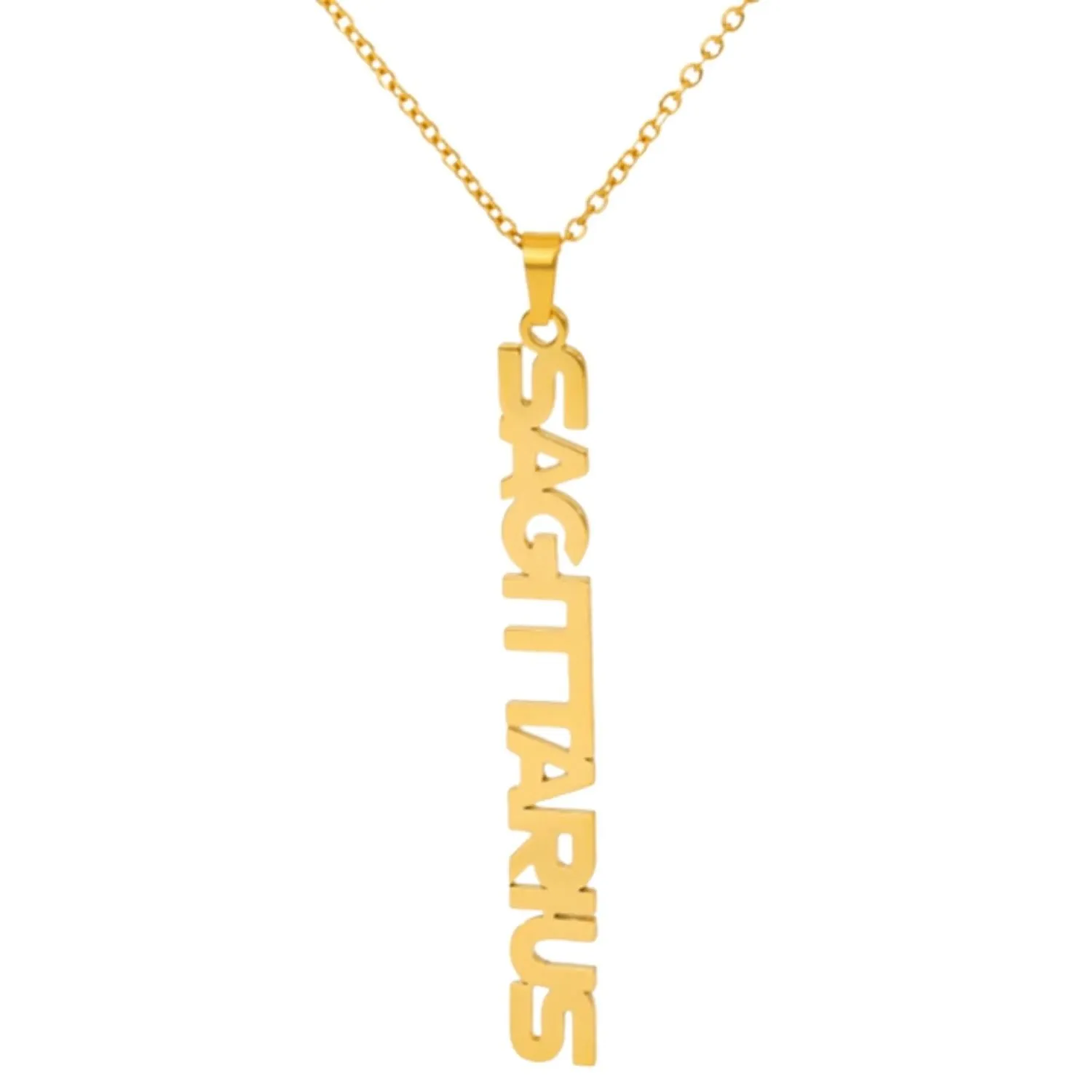 Zodiac Name Necklace - Sagittarius