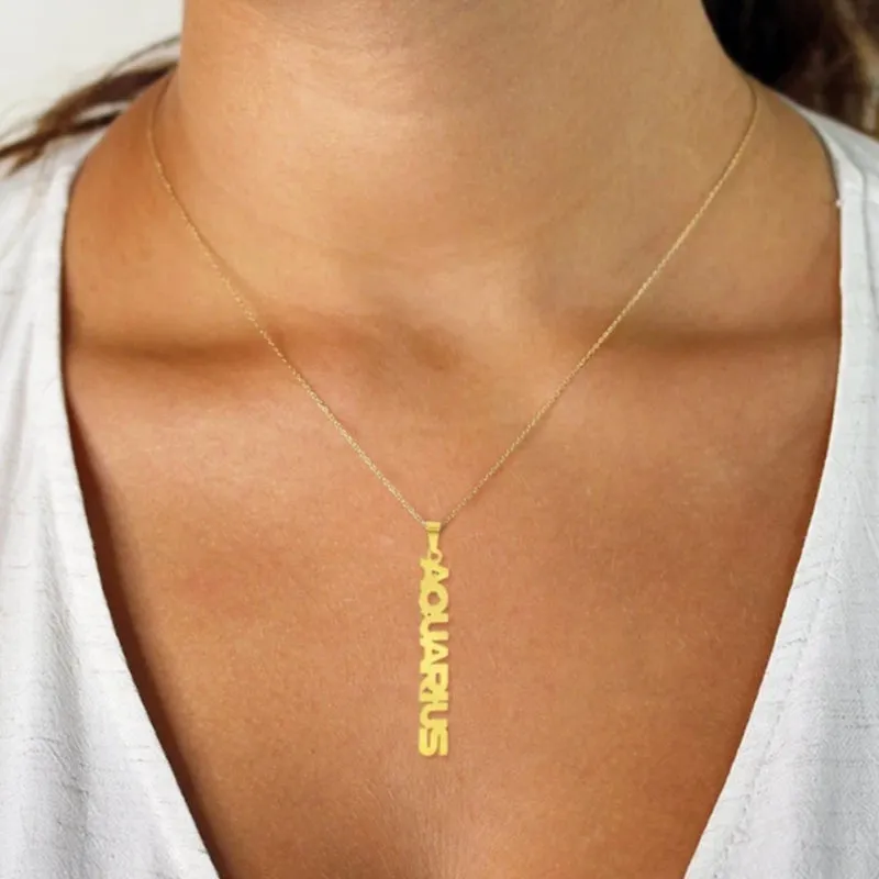 Zodiac Name Necklace - Sagittarius